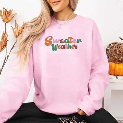 Sweater Weather Fall Vibes Sweatshirt